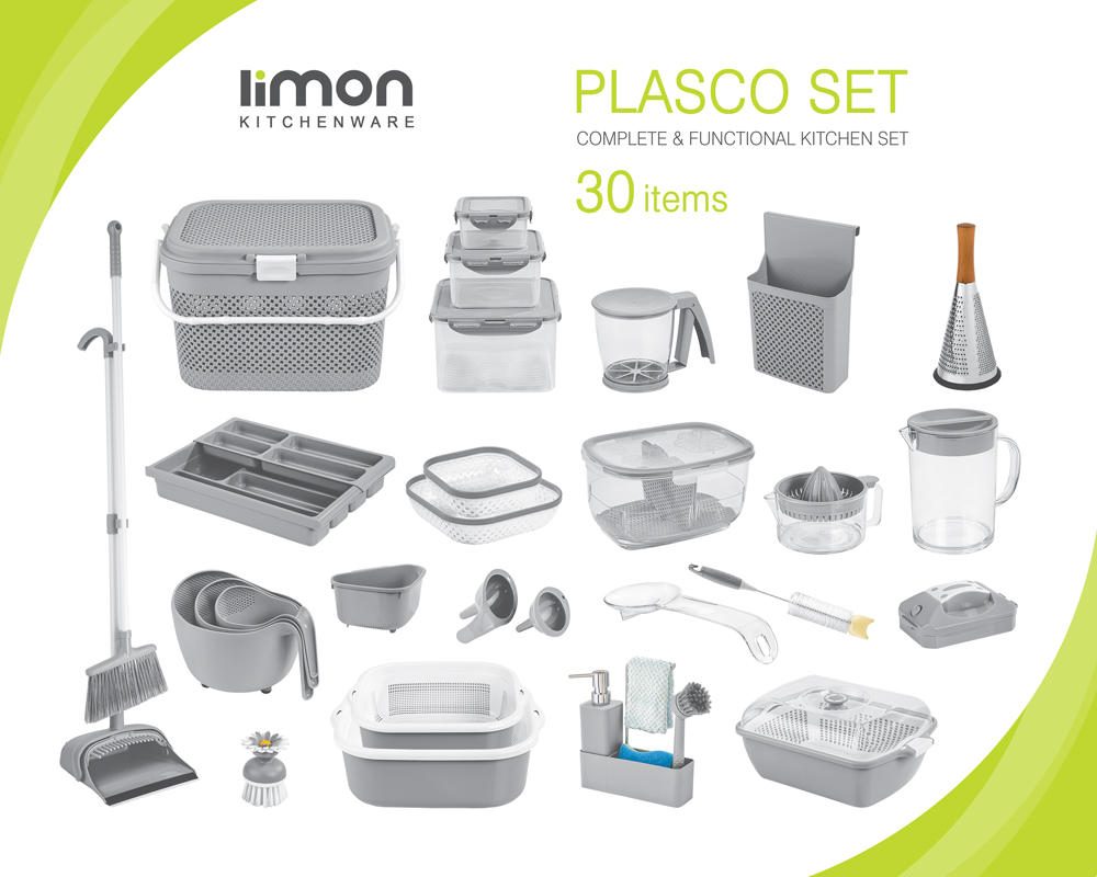 plasco-set-new2-1 سرویس پلاسکو آشپزخانه لیمون - Image 1